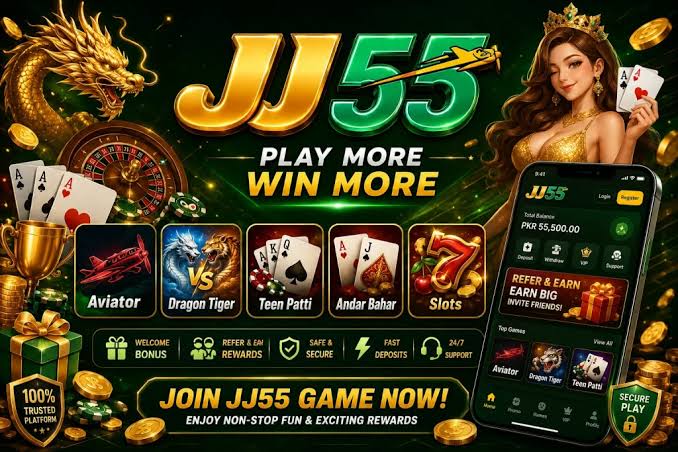 jj55 apk game - latest version - new app - new android app - new casino app for Pakistani players 
