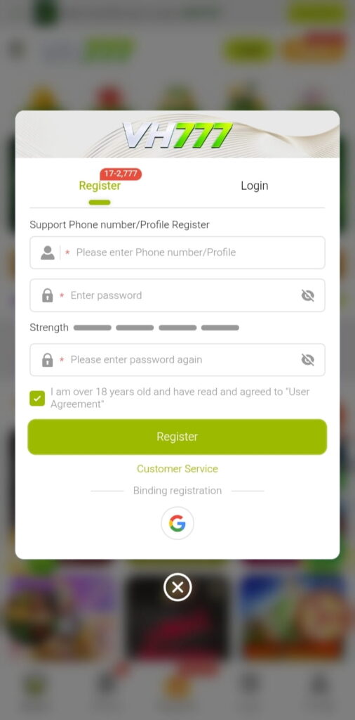 vh777 apk game 